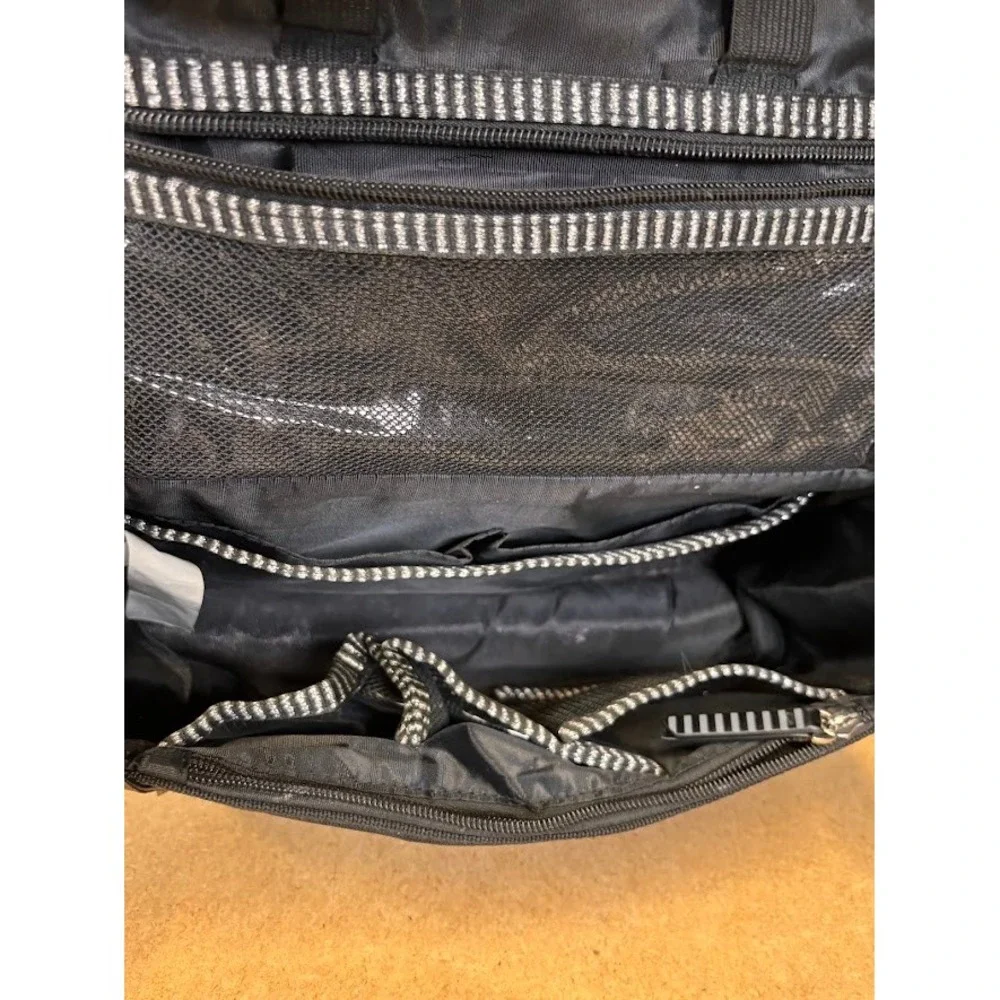 Sephora Collection Black Chevron Hanging Toiletry Bag‎ Travel Organizer Case